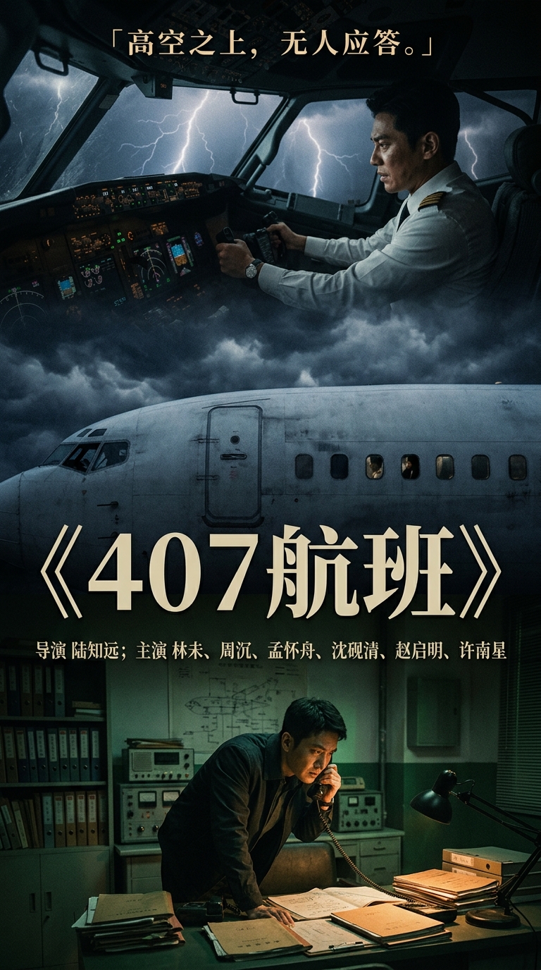 《407航班》海报
